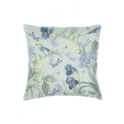 Tropical Paradise Linen Pillow with Insert