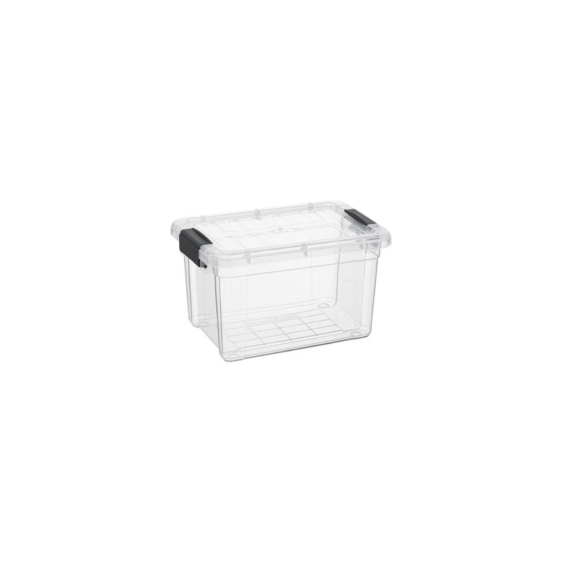  X Mini Storage Container Plastic Crayon Box Stackable Clear Arts and Sewing Organizer, 1.4 Quart, 1.4 Qt.