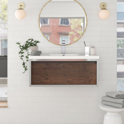 Boswick 41.75'' Single Bathroom Vanity with Top