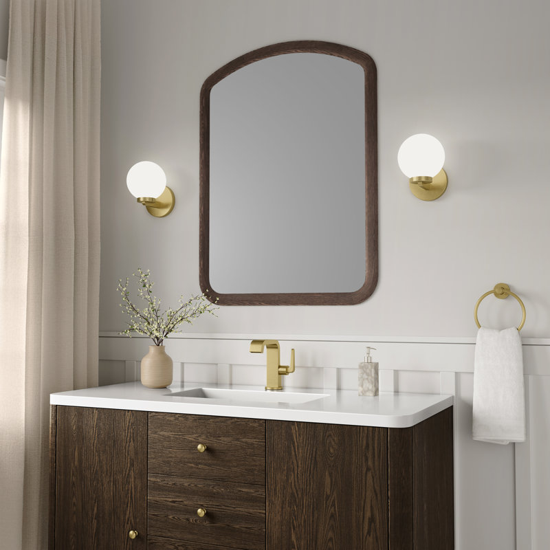 Ardeva 8" High 1-Light Wall Sconce, Brass