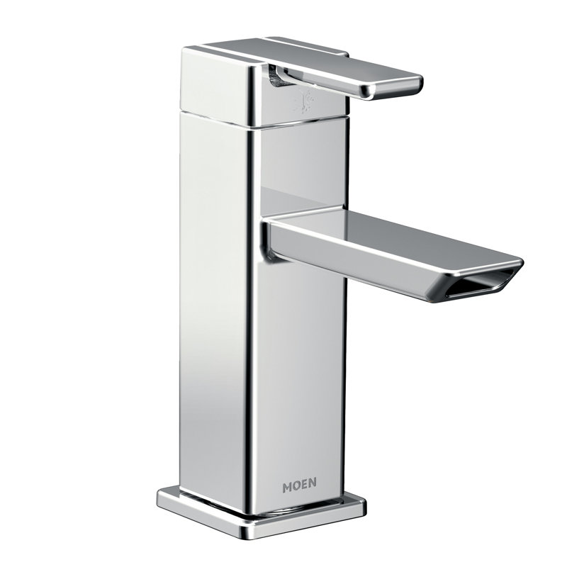 Robinet de salle de bain 90 trous à un trou avec drain, Chrome