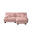 Canapé 2 places avec repose-pieds Chenille-1630461309-1623384575