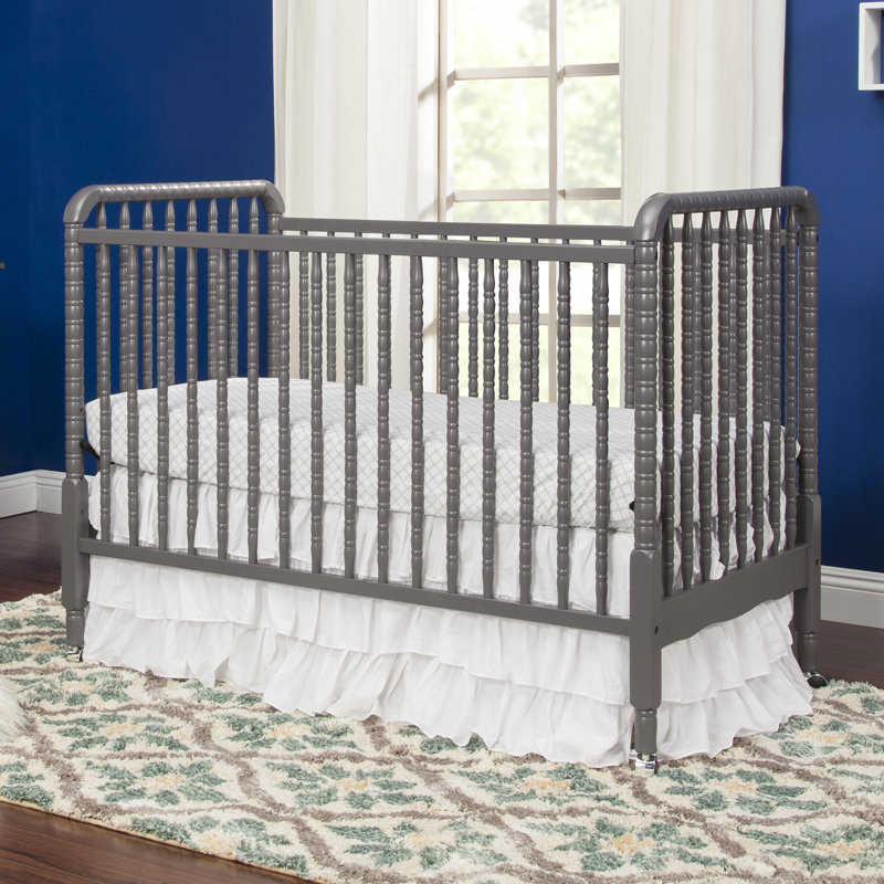 Lit de bébé convertible 3-en-1 Jenny Lind, Ardoise