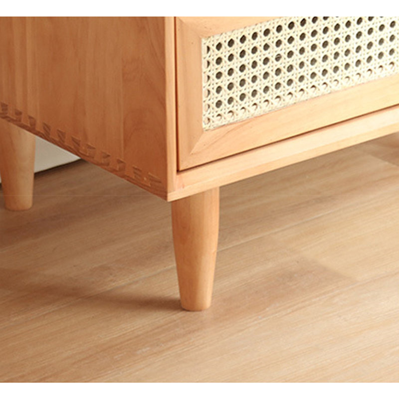 Commode décorative en rotin
