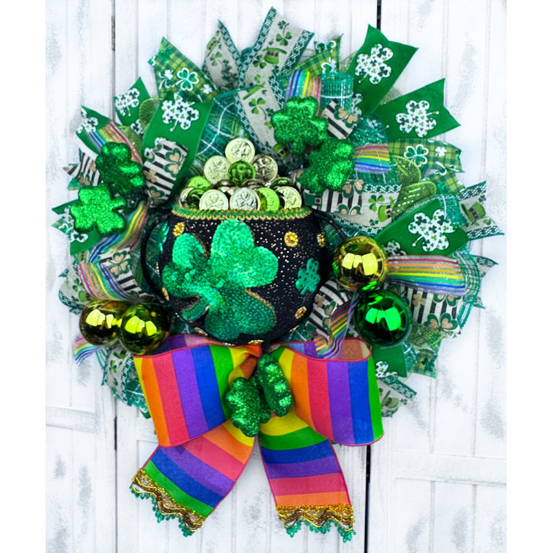 Couronne de lutin en forme de couronne d'or de la Saint-Patrick