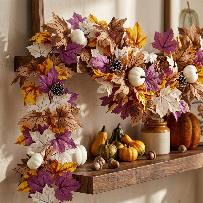 Feuilles d'érable d'Halloween