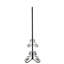 Pare-étincelles en fer - panneau simple, diamant élégant contemporain, l 41,5 po x P 8,9 po, H 32,1 po, foyer au design noir minimaliste, 42,73 po, 9,14 po, 31,97 po