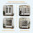 Minimalist Buffet Cabinet With Double Glass Doors And 1 Drawer, Modern Wooden Storage Sideboard Cupboard For Living Room, Dining Room, Hallway-926127841