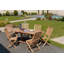 Woehler Folding Patio Dining Side Chair with Cushion