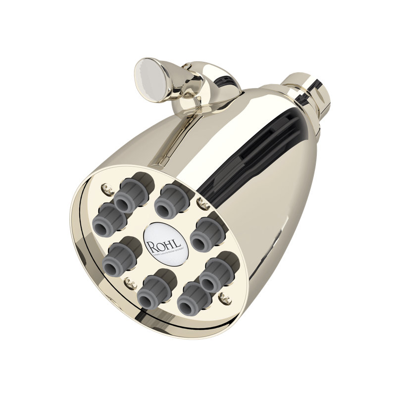 Calliano 4" Multi-Function Showerhead, Polished Nickel