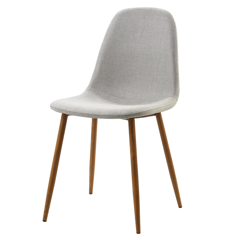 Chaise d'appoint Parvin, Gris clair