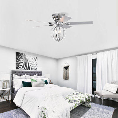 Ventilateur de plafond 52 po avec ensemble d'éclairage Juels