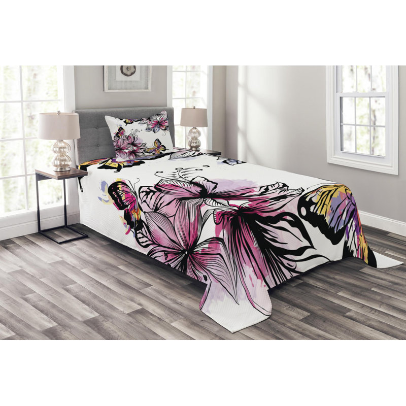 Farmhouse / Country Coverlet, Twin Coverlet + 1 Sham