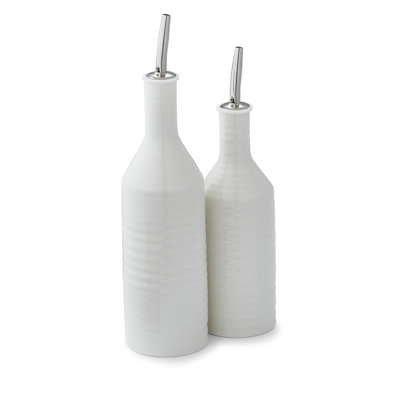 Sophie Conran, White - Oil & Vinegar Drizzler Set