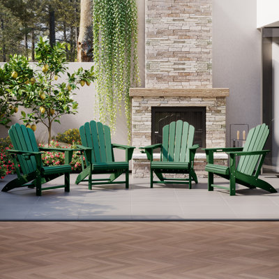 Outdoor Poly Adirondack Chair (Set Of 4)