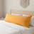 Artisan Hand Loomed Cotton Lumbar Pillow - Yellow Diamonds - 16"x48"-375436288