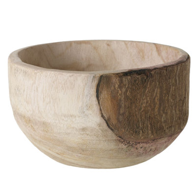 Bol décoratif en bois fait à la main Bryes