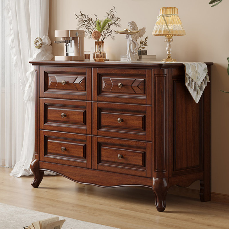 Commode d'appoint en bois massif Simple Simple, Brun