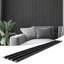 8 Piece 96.06" x 6.26" Slat, Decorative PVC, Wall Panel-90750051
