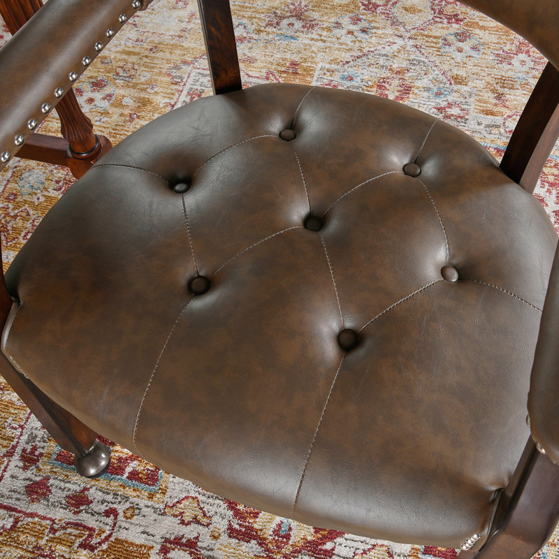 Chaise rembourrée Wexford, Brun, 1