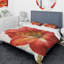 Vary Red Amaryllis - Ensemble de housse de couette floral et botanique - Microfibre de polyester-38757675