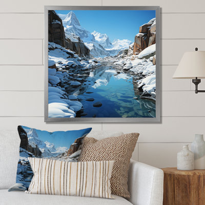 " Glacier Ice Blue Solitude III "