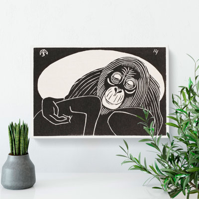 Orangutan by Samuel De Mesquita - Wrapped Canvas Painting