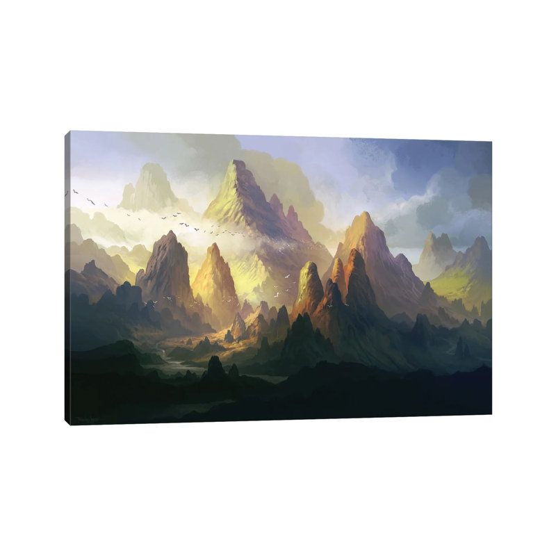 The Land Of Angol - Elm by Ferdinand Ladera - Wrapped Canvas Print, 20.32cm H x 30.48cm W x 1.905cm D
