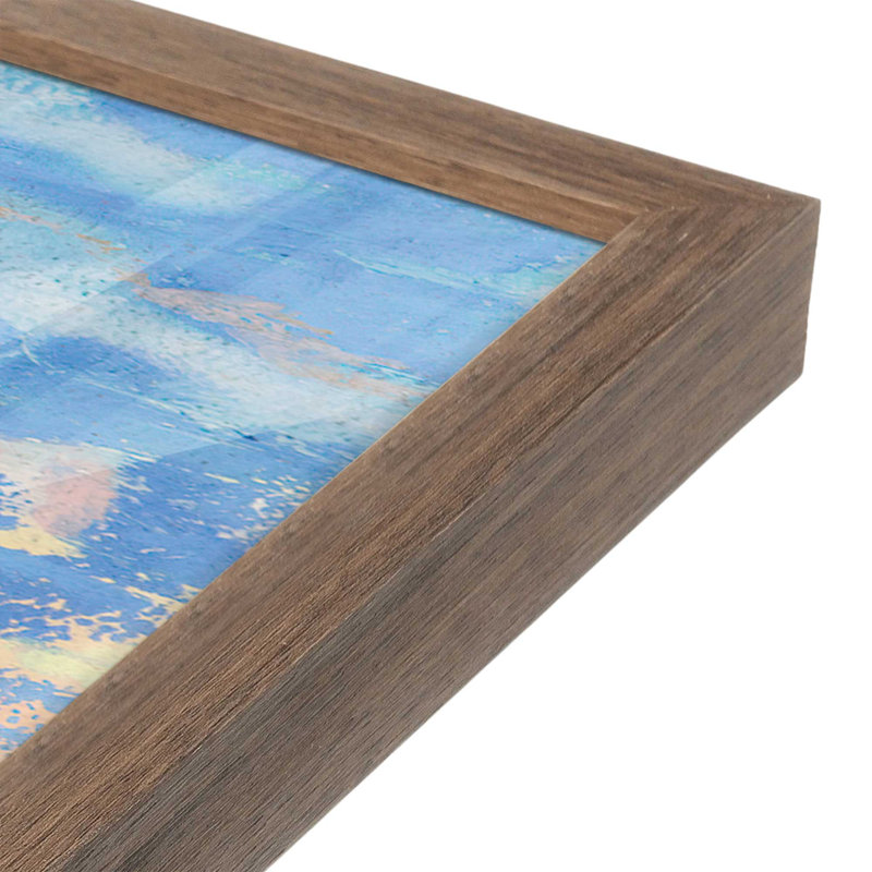 «Brilliant Sunset» par Carson Overs passer, reproduction d'art, Brun, H 16 po x l 12 po