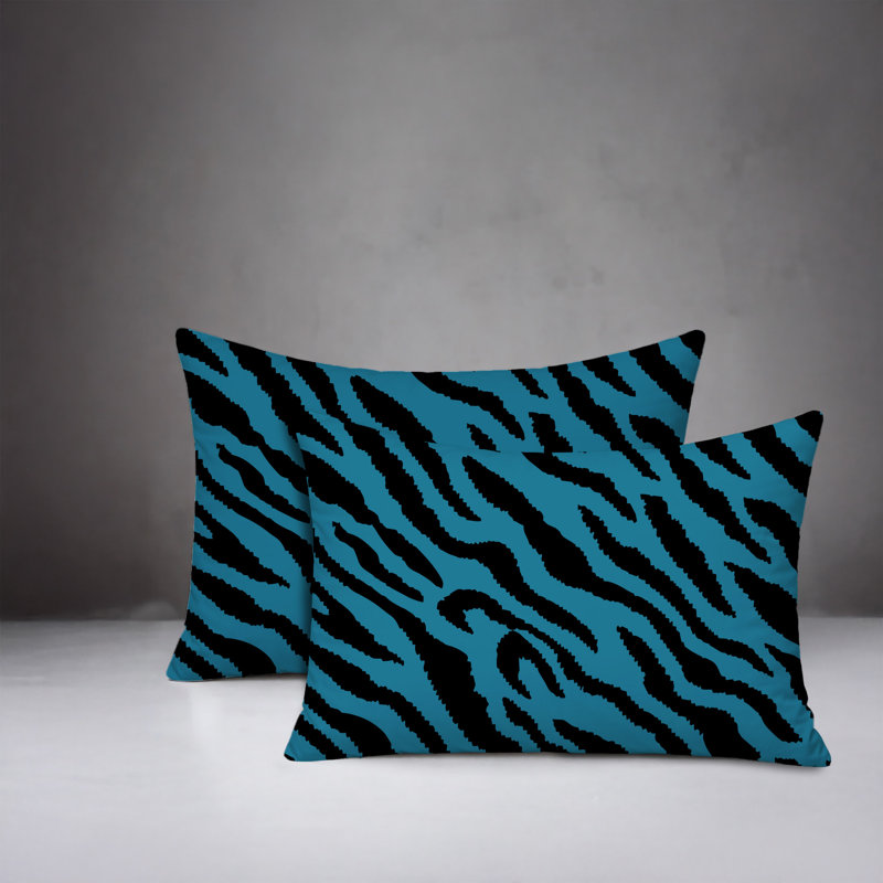 Coussin intérieur / extérieur Valerie, 20x14, Turquoise