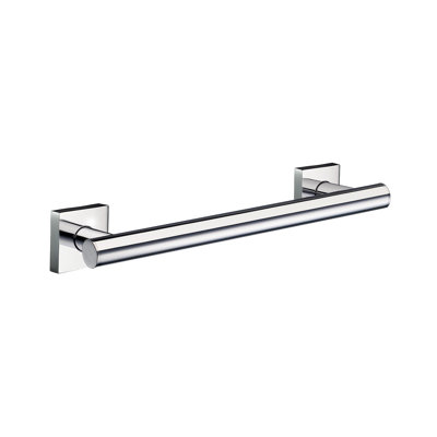 Wall mounted grab bar - square escutcheon 