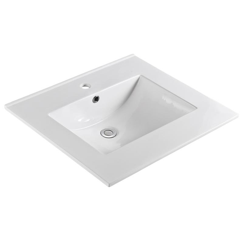 Plateau de meuble-lavabo simple 31 po Unique, Simple