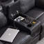 Ryansh 2 Seater Fabric Electric Reclining Sofa