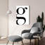 Art mural en verre acrylique «G Is For Good On White» par Mercedes Lopez Latitude Latitude-194594538