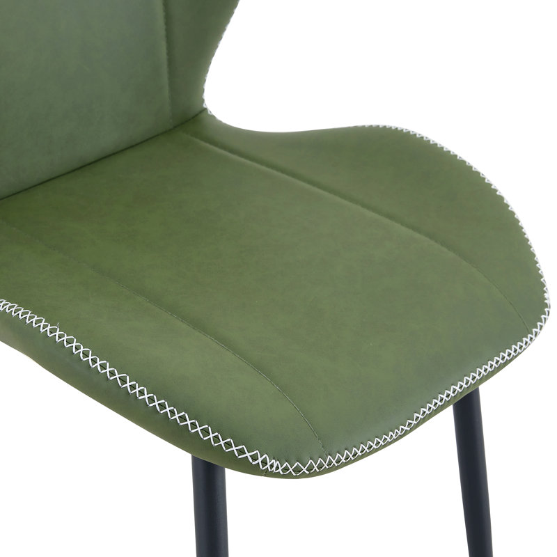 Chaises de salle à manger confortables d'unité centrale, ensemble rétro moderne en métal pour la maison de cuisine