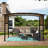 Steel Pergola with Canopy