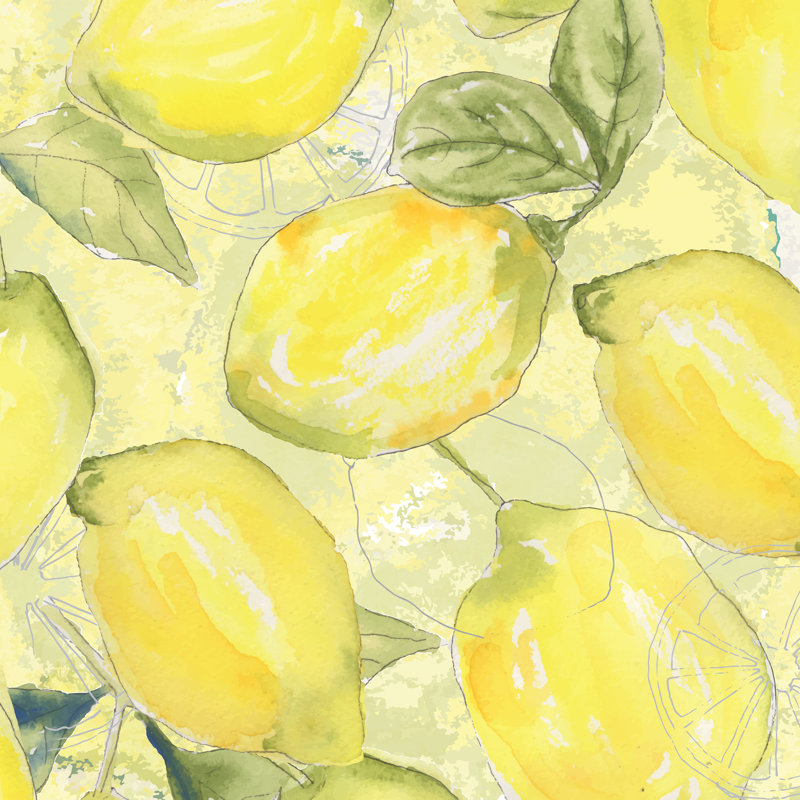 Mélange de citron I, H 30 po x l 30 po x P 1,25 po