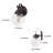 1-Light Globe Seeded Glass Outdoor Wall Light
