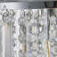 Nayeli Chrome Flush Mount