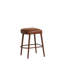 Tabouret de bar à hauteur de comptoir sans dossier avec confort rembourré et pieds en métal robustes