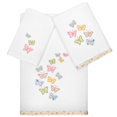  Ensemble de serviettes 3 pièces 100% coton turc