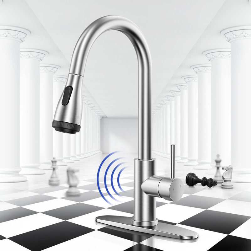 Robinet de cuisine coulissant sans contact COUOKO
