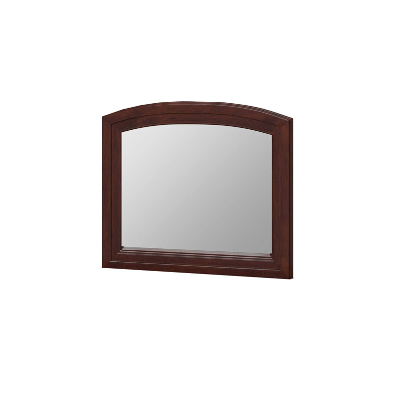 Miroir transitionnel l 42,5 po, cerisier foncé