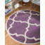 Tapis mauve à motif géométrique Molly-1062402842