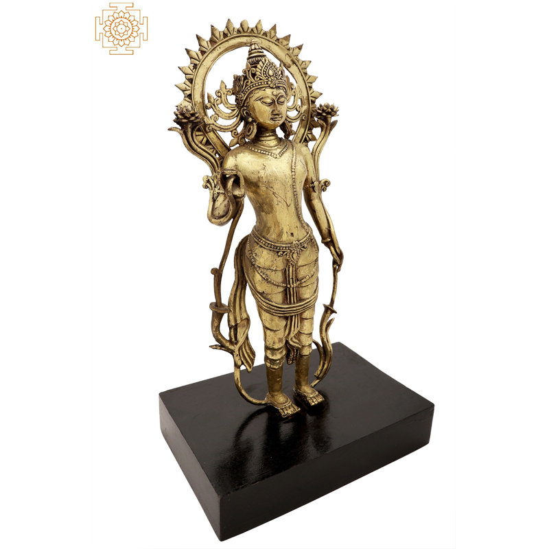 Figurine contemplative debout debout Padmatani Avalokiteshvara
