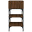 Dungall 35cm W Iron Bedside Table-1133635099