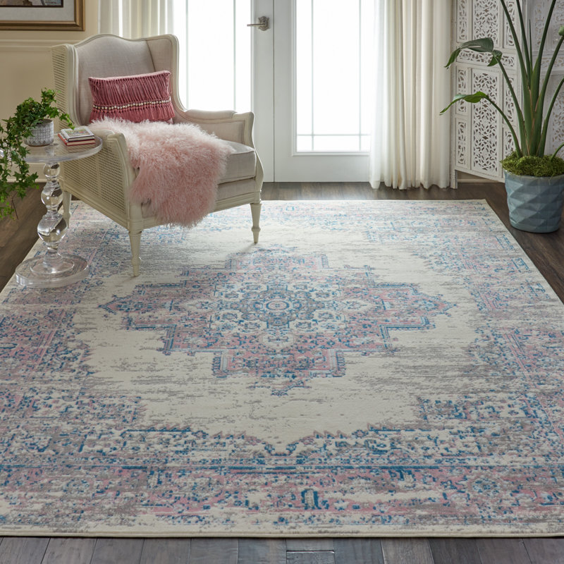 Skender Oriental Indoor Rug, Rectangle 8'6" x 12'