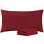 Taies d'oreiller de lit, 1800 taies d'oreiller en microfibre brossée avec fermeture à enveloppe - NTBAY-858366369-850268712