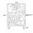Living room home French retro decorative cabinet