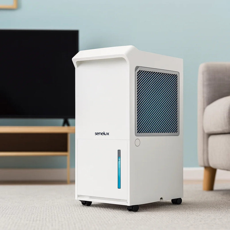 Senelux 25 Litre Per Day Dehumidifier with Continous Drainage and Smart App Controls